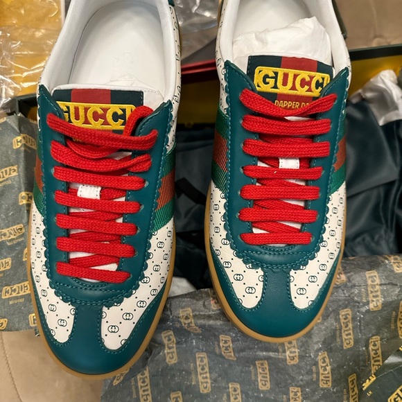 Authentic New With Tags & Box Limited Edition Dapper Dan Gucci Sneakers - Picture 4 of 8